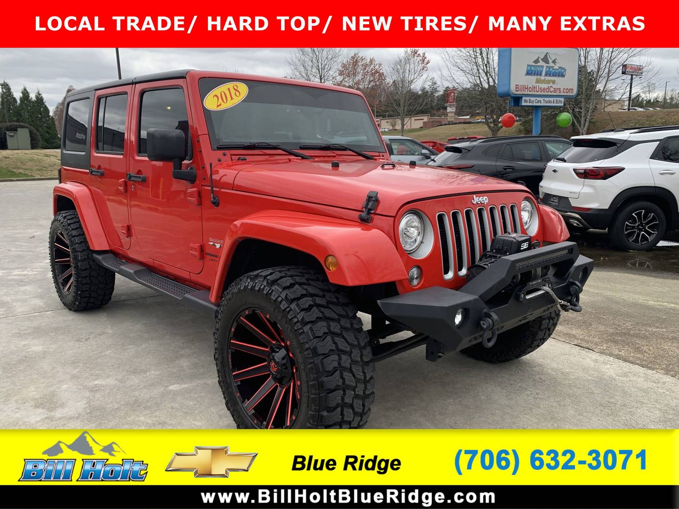 2018 Jeep Wrangler Sahara — SUV — 88,400 mi — Blue Ridge, GA