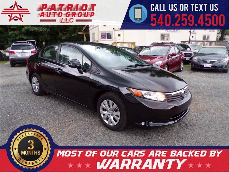 2012 Honda Civic LX — Sedan — 129,418 mi — Stafford, VA
