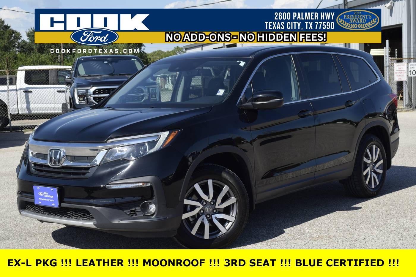 2021 Honda Pilot EX-L — SUV — 69,361 mi — Texas City, TX