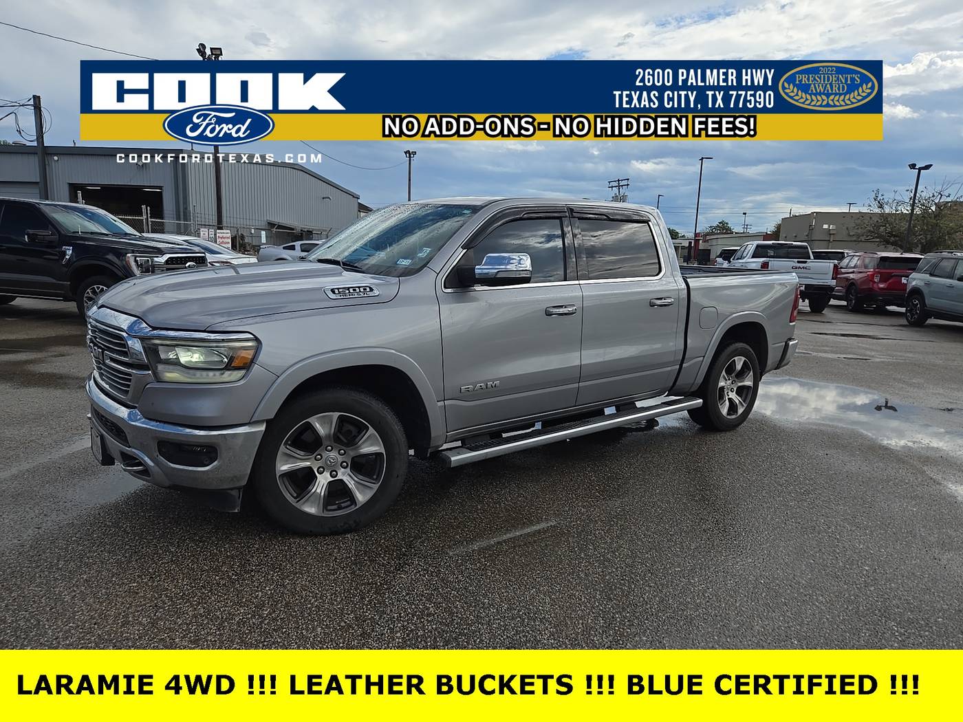 2019 Ram 1500 Laramie — Pickup Truck — 119,351 mi — Texas City, TX