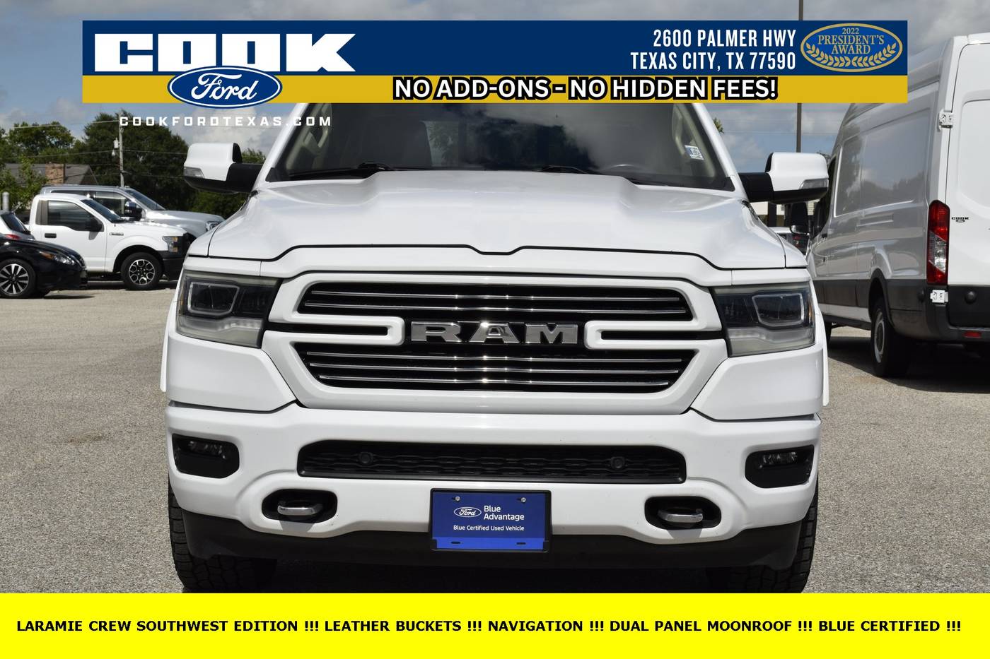 2021 Ram 1500 Laramie — Pickup Truck — 68,106 mi — Texas City, TX