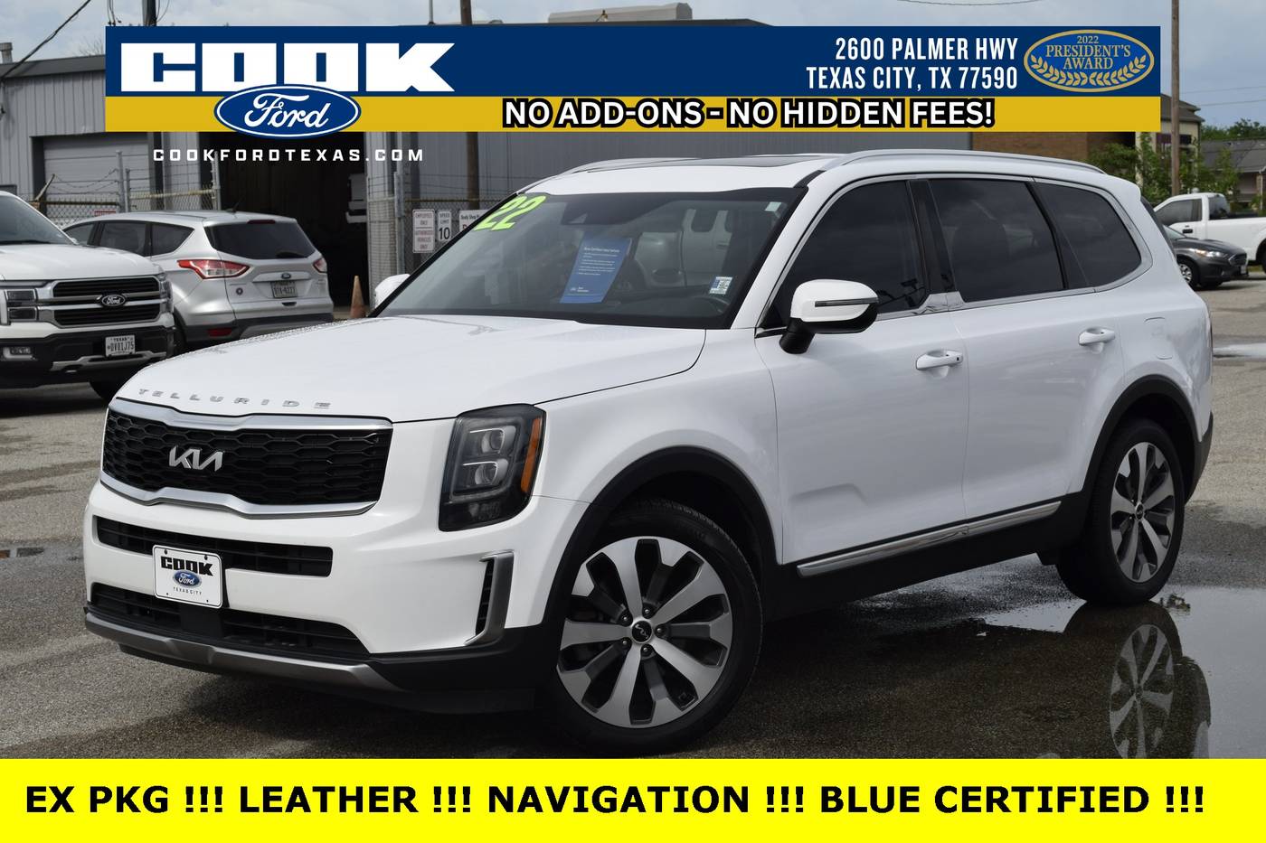 2022 Kia Telluride EX — SUV — 55,582 mi — Texas City, TX
