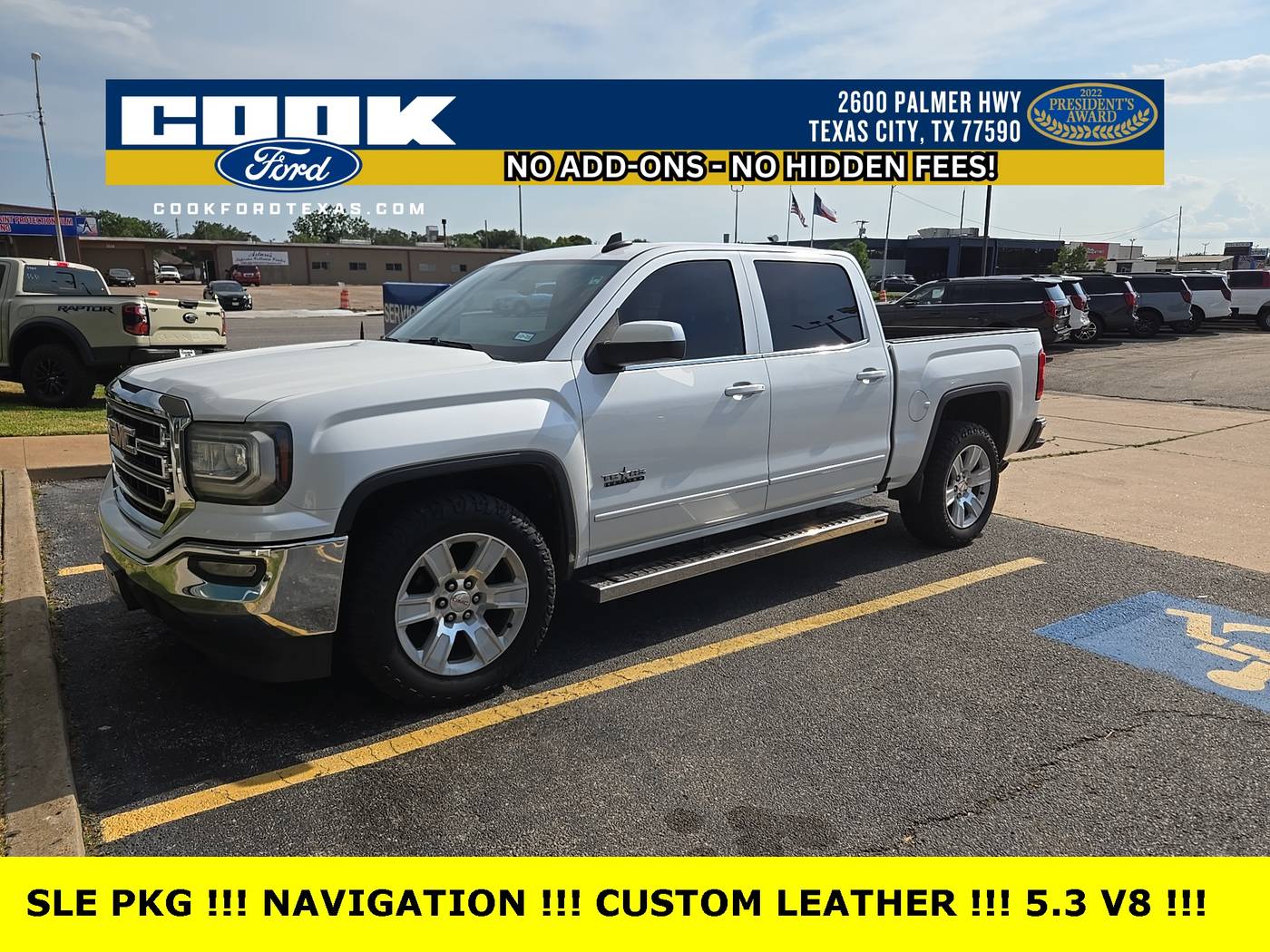 2016 GMC Sierra 1500 SLE — Pickup Truck — 138,343 mi — Texas City, TX