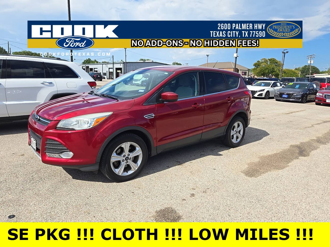 2016 Ford Escape SE — SUV — 54,201 mi — Texas City, TX