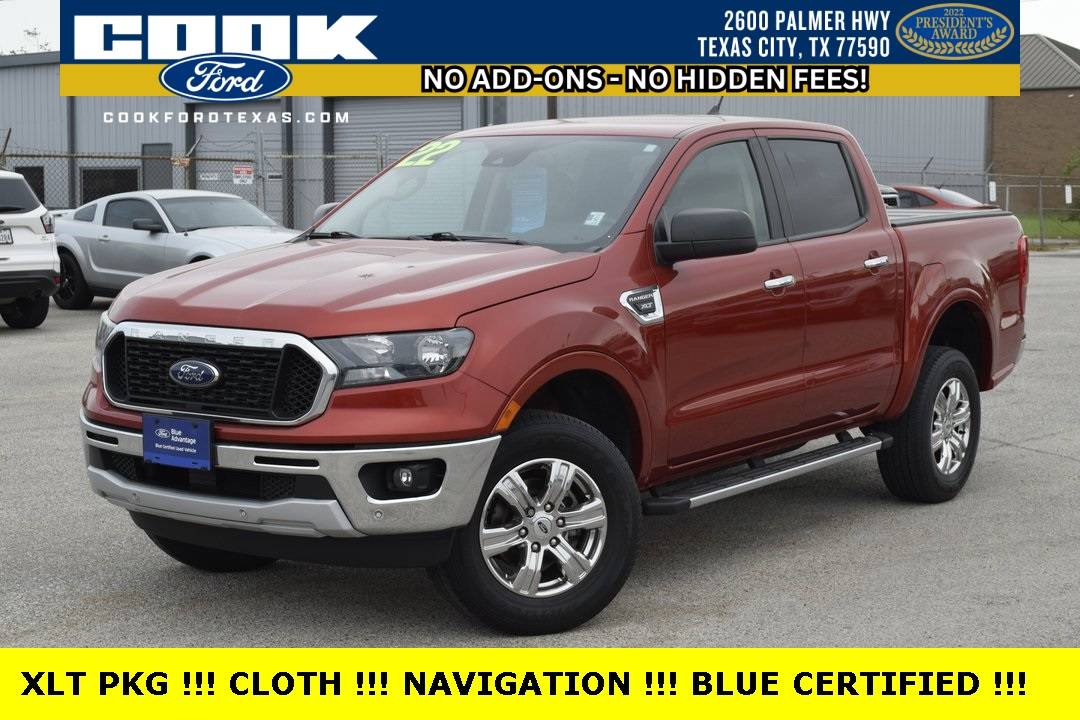 2022 Ford Ranger XLT — Pickup Truck — 20,340 mi — Texas City, TX