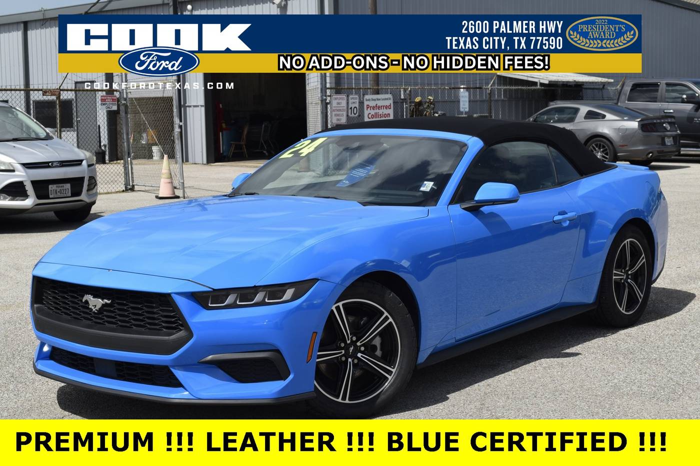 2024 Ford Mustang EcoBoost Premium — Convertible — 38,353 mi — Texas City, TX