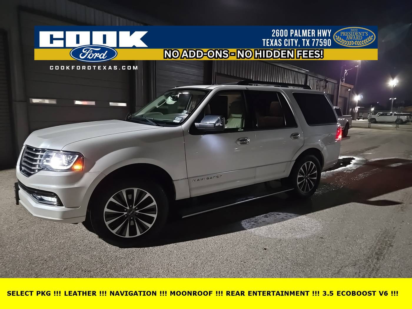 2016 Lincoln Navigator Select — SUV — 127,926 mi — Texas City, TX