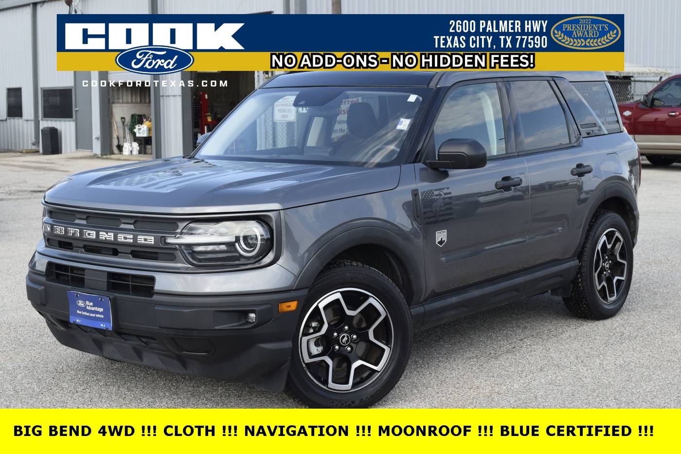 2021 Ford Bronco Sport Big Bend — SUV — 45,476 mi — Texas City, TX
