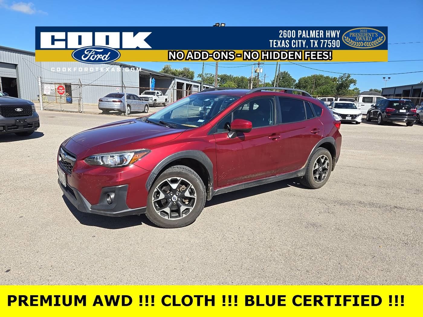 2018 Subaru Crosstrek Premium — SUV — 85,594 mi — Texas City, TX