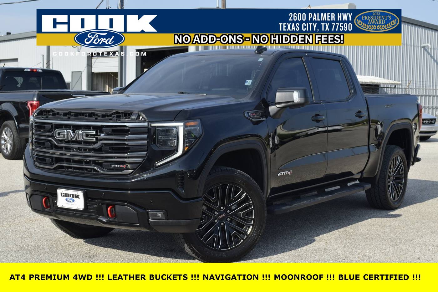 2022 GMC Sierra 1500 AT4 — Pickup Truck — 78,045 mi — Texas City, TX