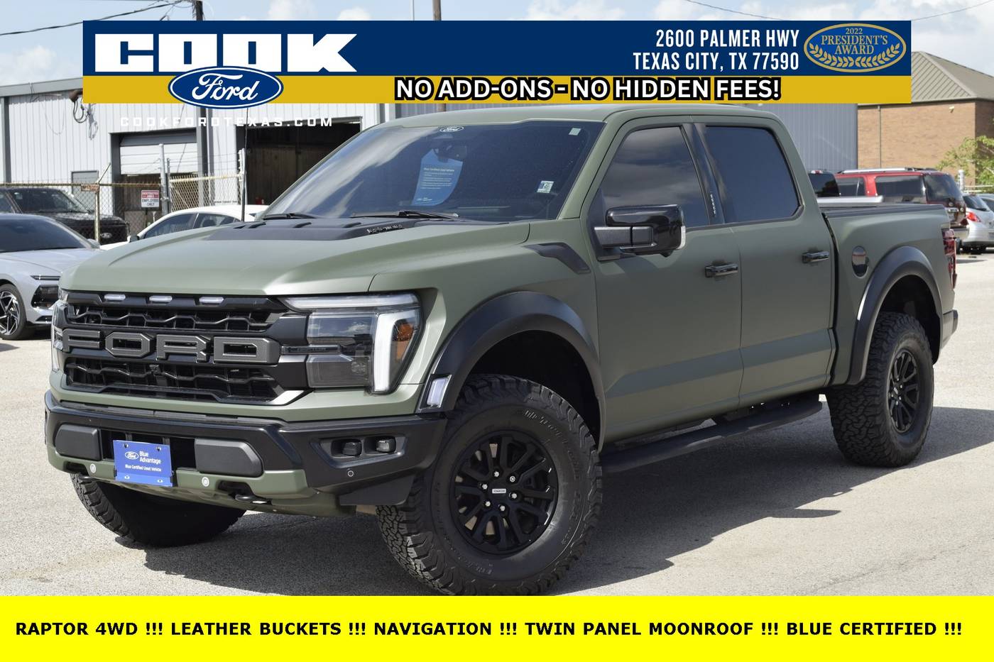 2024 Ford F-150 Raptor — Pickup Truck — 12,500 mi — Texas City, TX