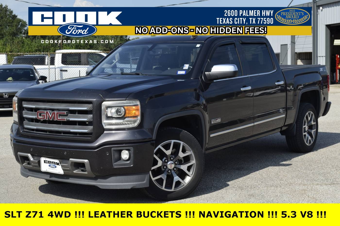 2014 GMC Sierra 1500 SLT — Pickup Truck — 151,356 mi — Texas City, TX