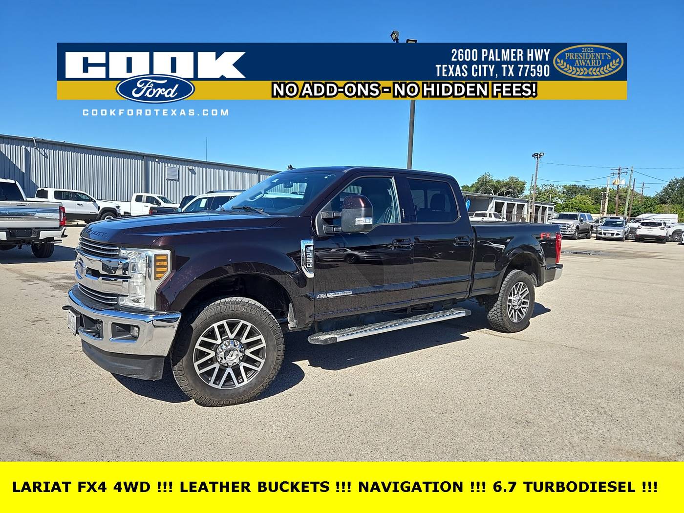 2019 Ford Super Duty F-250 Lariat — Pickup Truck — 173,344 mi — Texas City, TX