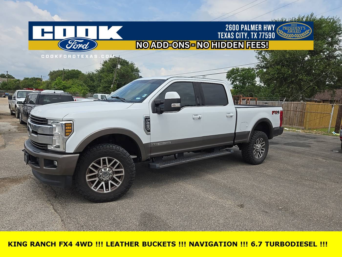 2019 Ford Super Duty F-250 King Ranch — Pickup Truck — 58,695 mi — Texas City, TX
