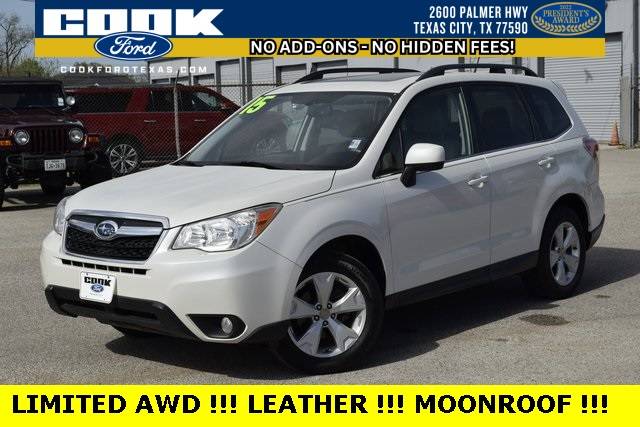 2015 Subaru Forester 2.5i Limited — SUV — 104,328 mi — Texas City, TX