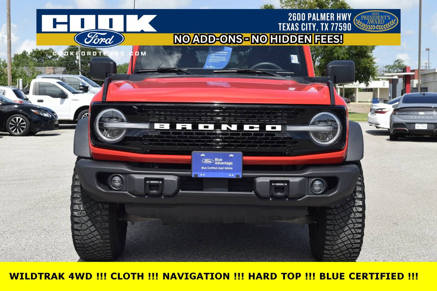 2023 Ford Bronco Wildtrak — SUV — 23,470 mi — Texas City, TX