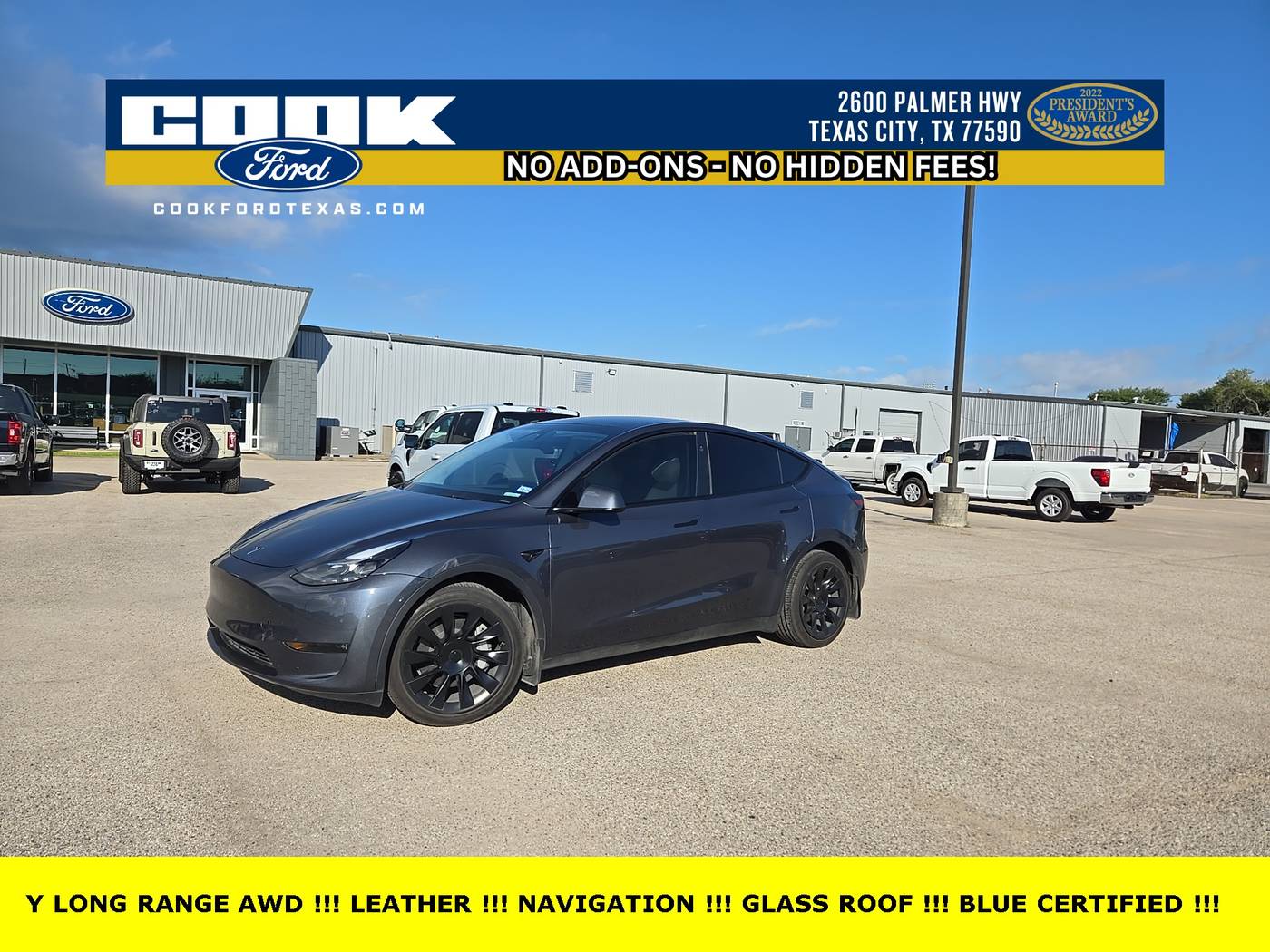 2023 Tesla Model Y Long Range — SUV — 22,573 mi — Texas City, TX