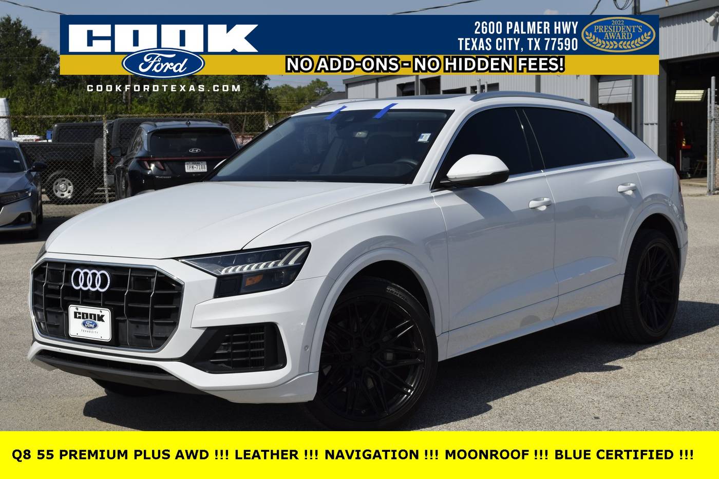 2023 Audi Q8 Premium Plus — SUV — 43,763 mi — Texas City, TX