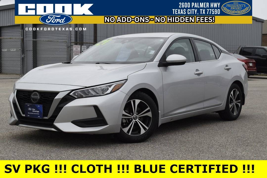 2021 Nissan Sentra SV — Sedan — 75,059 mi — Texas City, TX