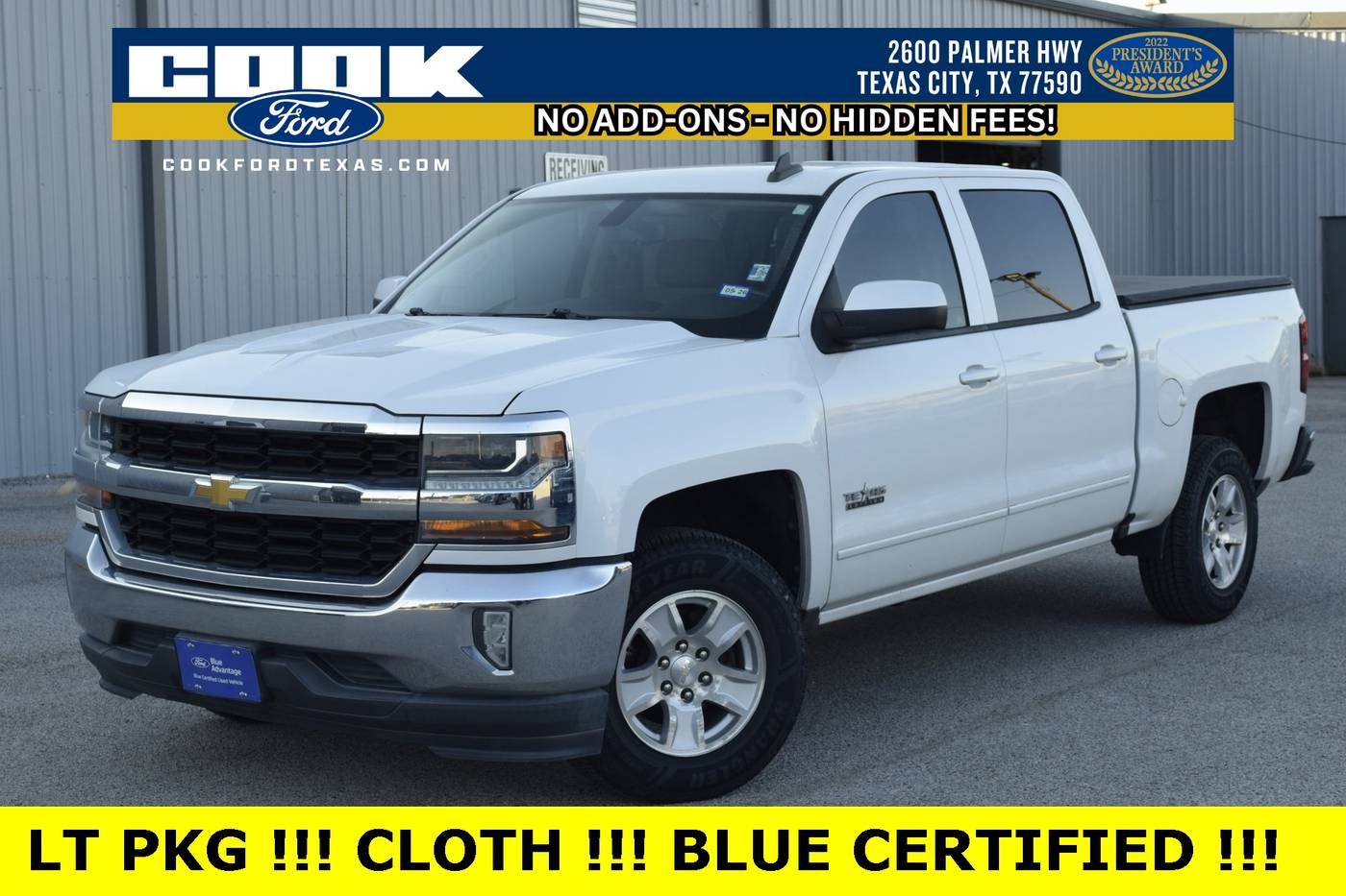 2018 Chevrolet Silverado 1500 LT — Pickup Truck — 33,376 mi — Texas City, TX