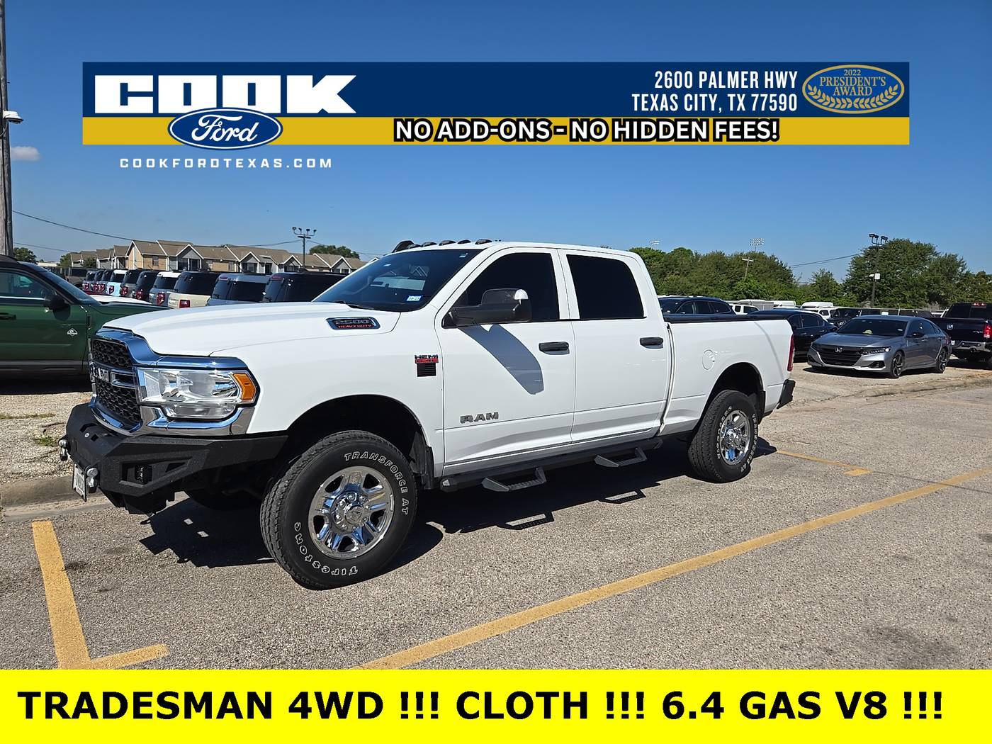 2021 Ram 2500 Tradesman — Pickup Truck — 135,582 mi — Texas City, TX