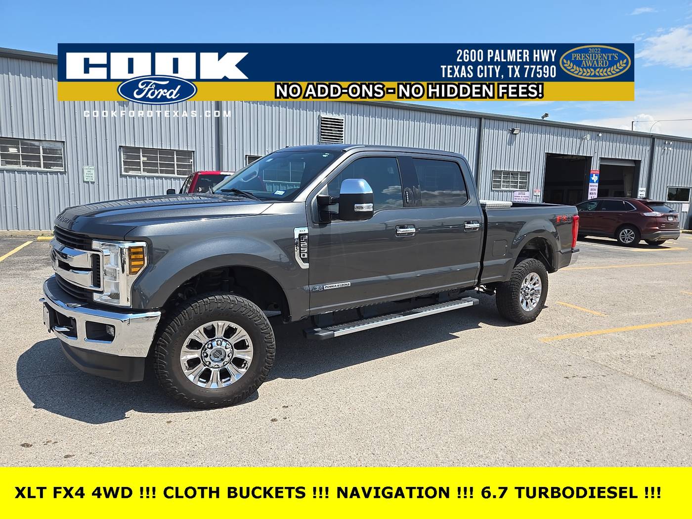 2019 Ford Super Duty F-250 XLT — Pickup Truck — 37,350 mi — Texas City, TX