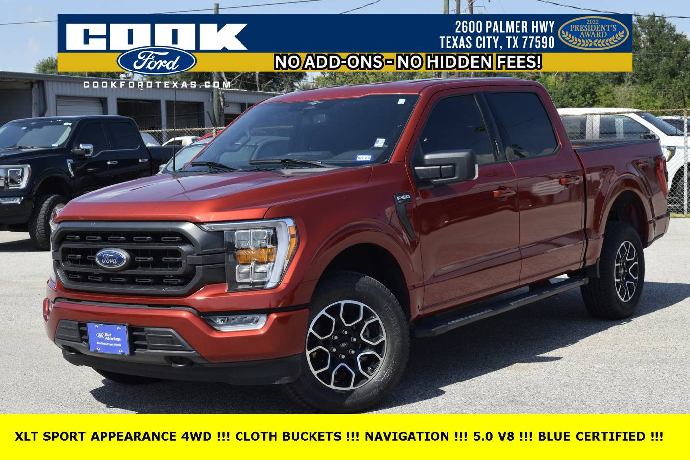 2023 Ford F-150 XLT — Pickup Truck — 70,585 mi — Texas City, TX