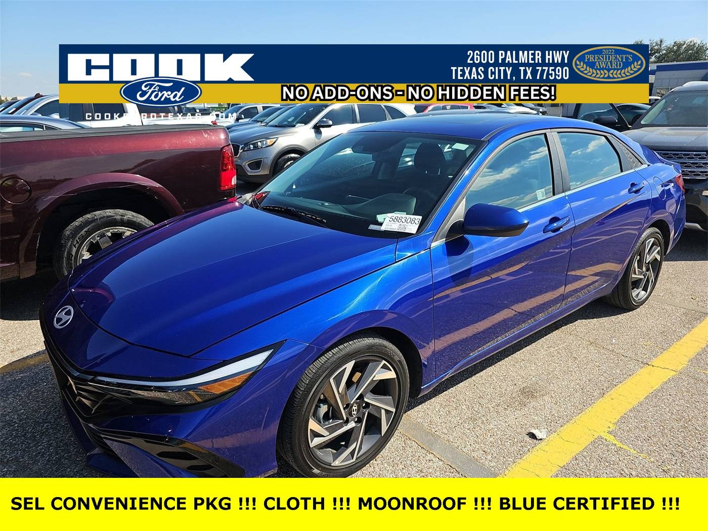 2025 Hyundai Elantra SEL Convenience — Sedan — 9,034 mi — Texas City, TX