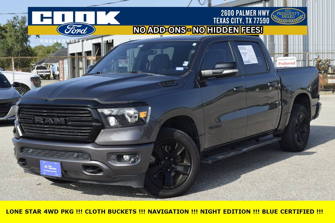 2021 Ram 1500 Lone Star — Pickup Truck — 80,432 mi — Texas City, TX