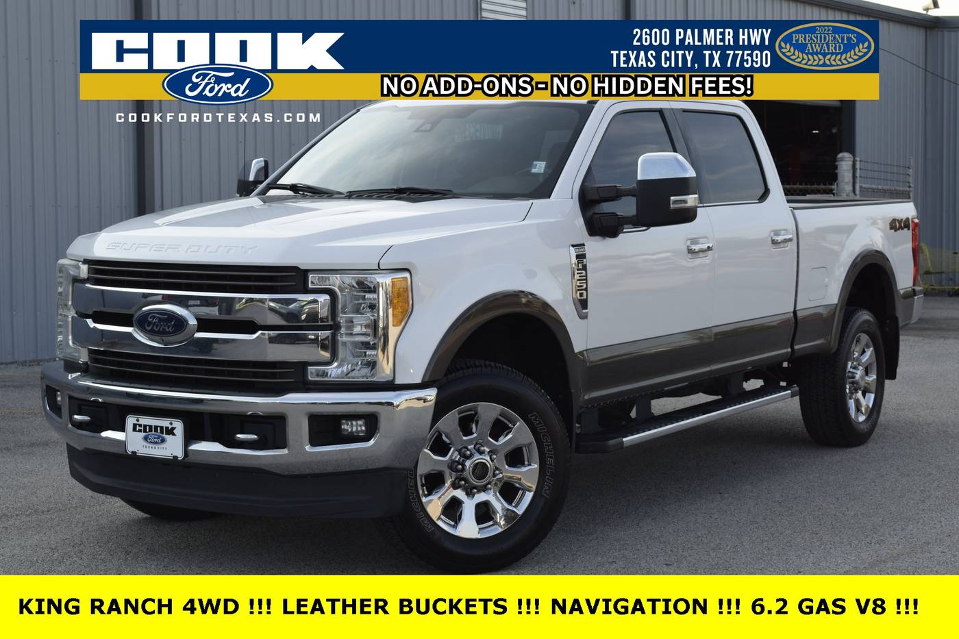 2017 Ford Super Duty F-250 King Ranch — Pickup Truck — 151,321 mi — Texas City, TX