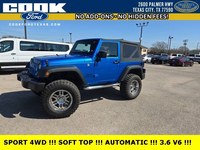 2016 Jeep Wrangler Sport — SUV — 109,990 mi — Texas City, TX