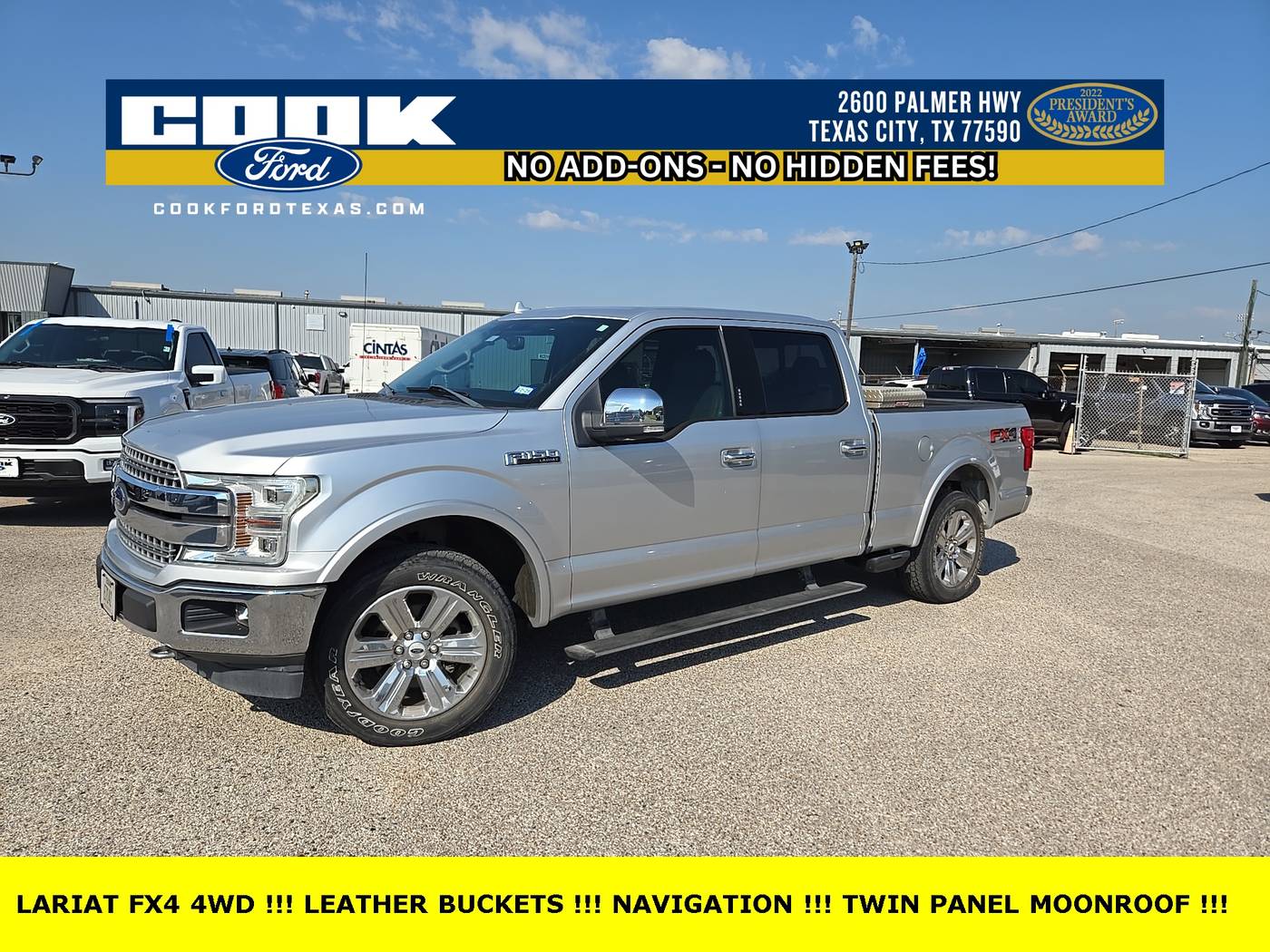 2018 Ford F-150 Lariat — Pickup Truck — 27,586 mi — Texas City, TX