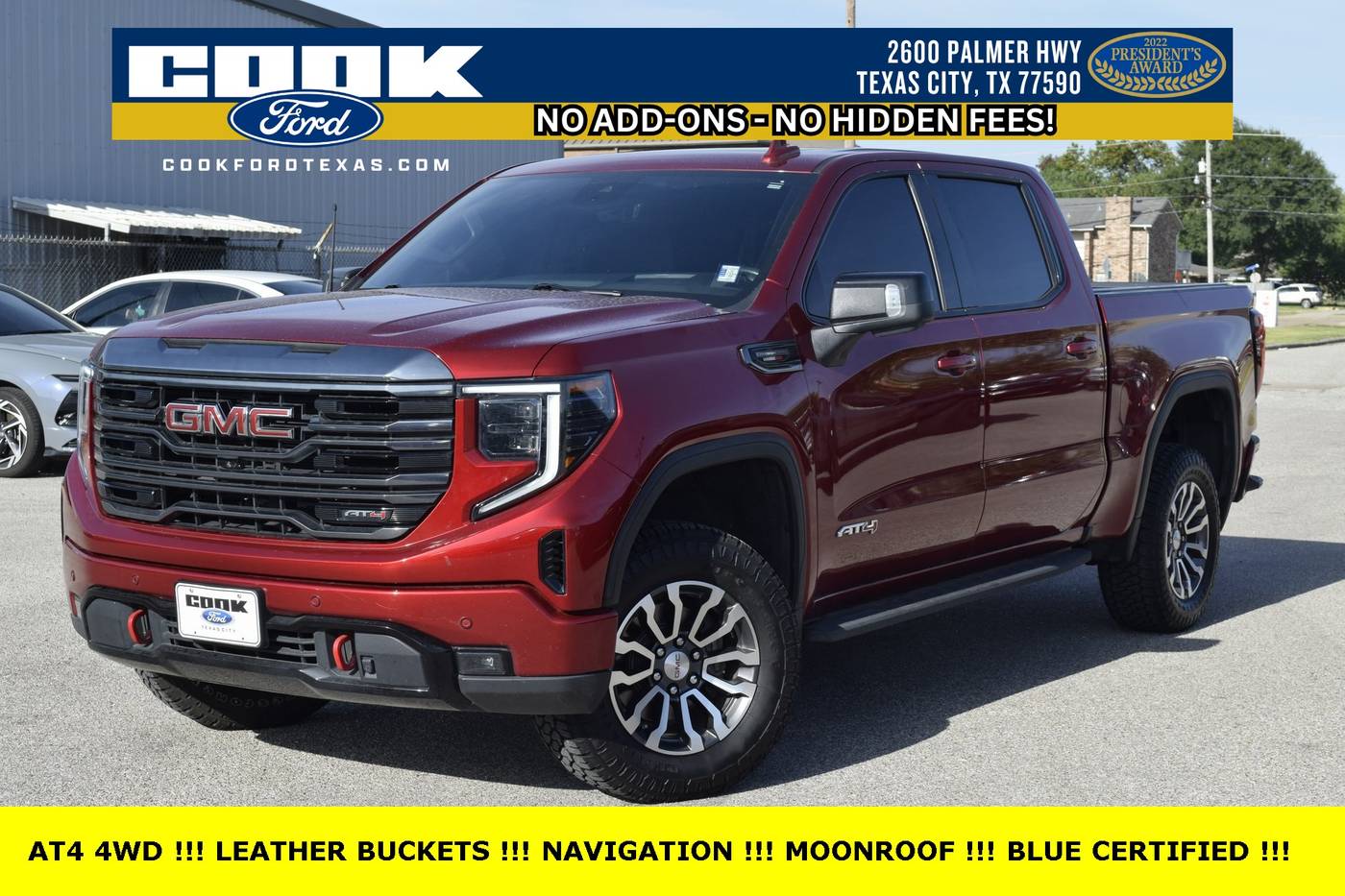 2023 GMC Sierra 1500 AT4 — Pickup Truck — 61,398 mi — Texas City, TX