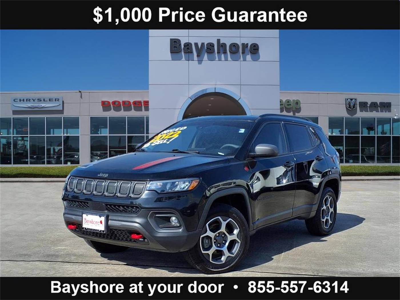 2022 Jeep Compass Trailhawk — SUV — 61,525 mi — Baytown, TX