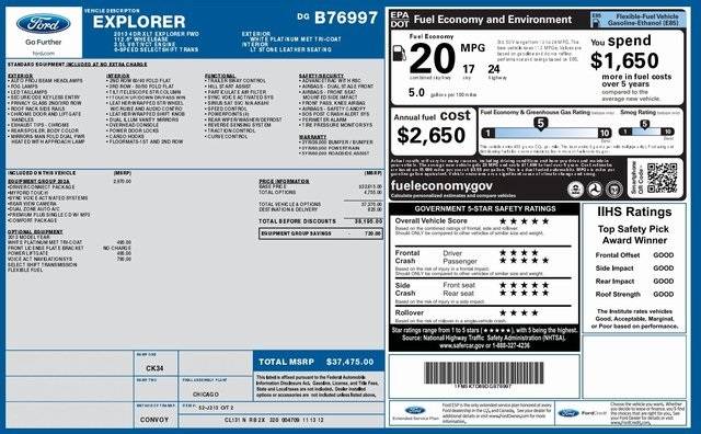 2013 Ford Explorer XLT — SUV — 220,345 mi — BAYTOWN, TX