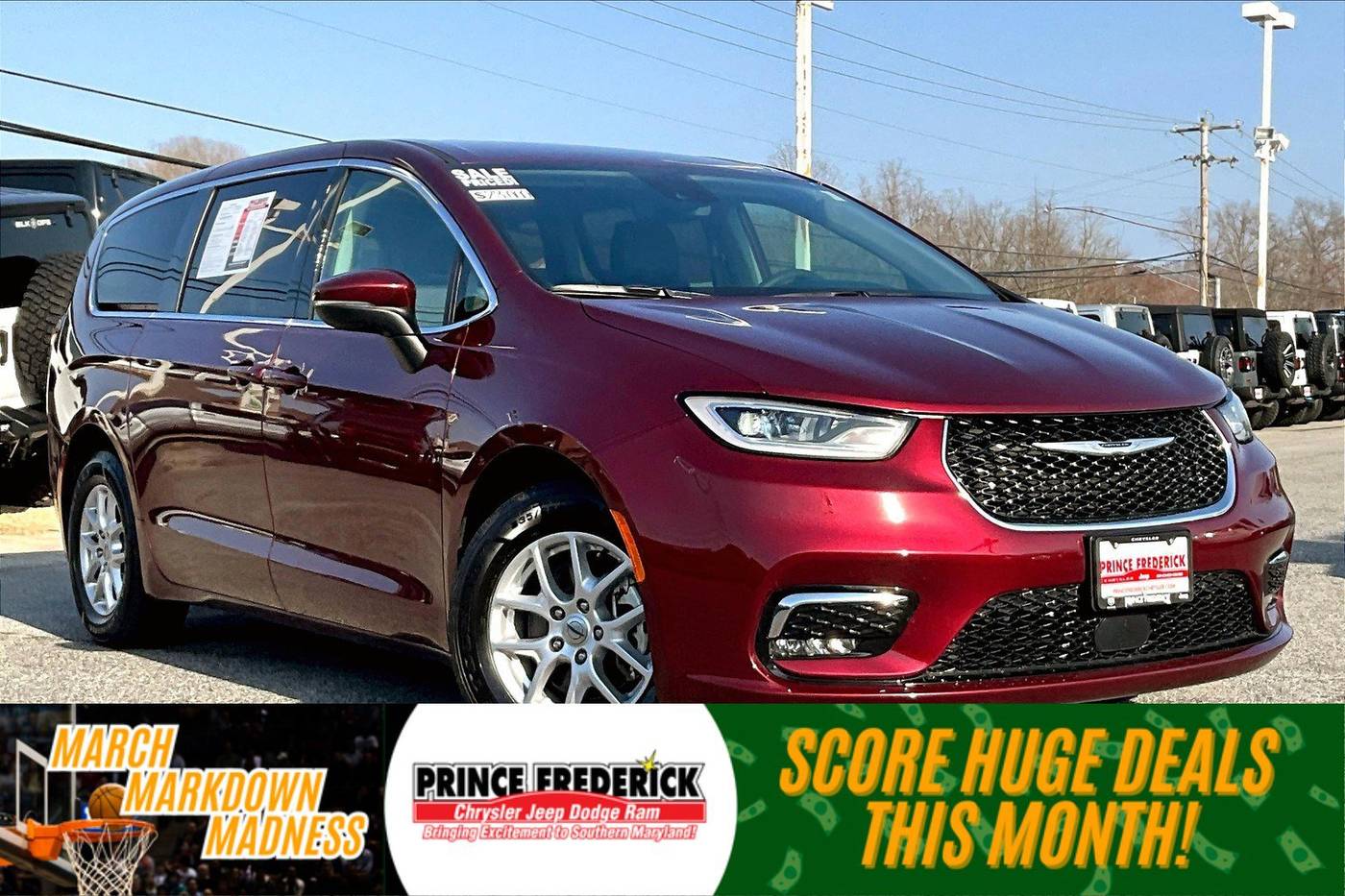 2023 Chrysler Pacifica Touring L — Minivan — 65,647 mi — Prince Frederick, MD