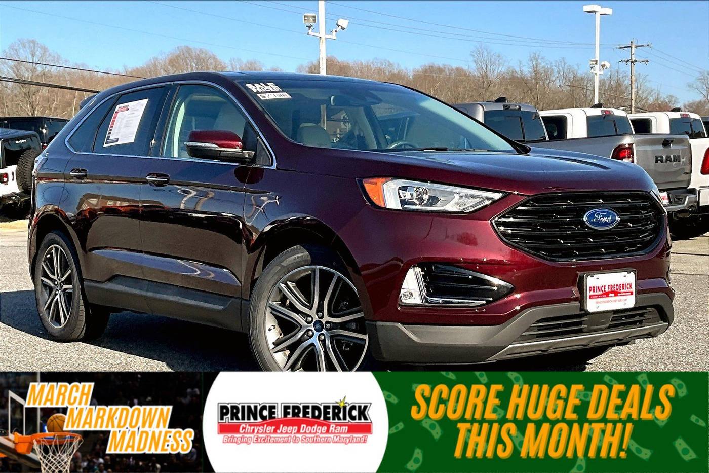 2019 Ford Edge Titanium — SUV — 13,194 mi — Prince Frederick, MD