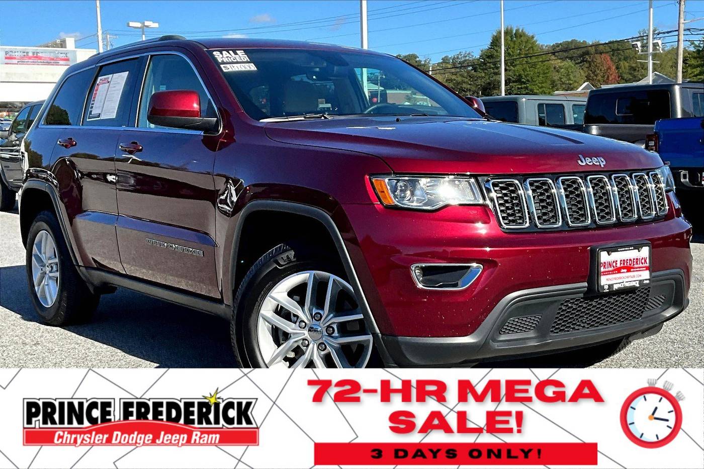 2018 Jeep Grand Cherokee Laredo E — SUV — 121,445 mi — Prince Frederick, MD