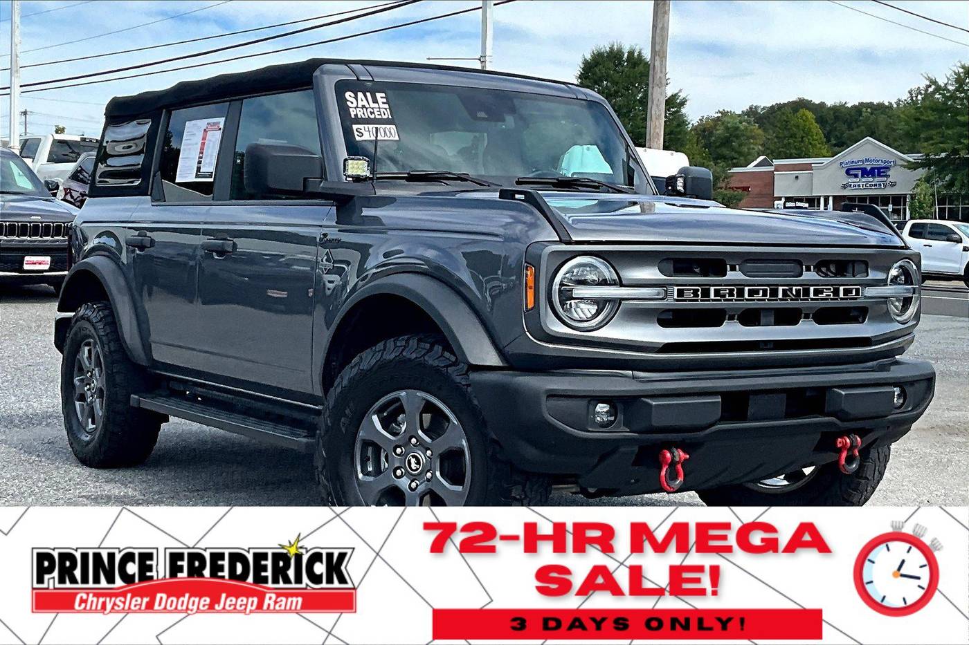 2022 Ford Bronco Big Bend — SUV — 46,596 mi — Prince Frederick, MD