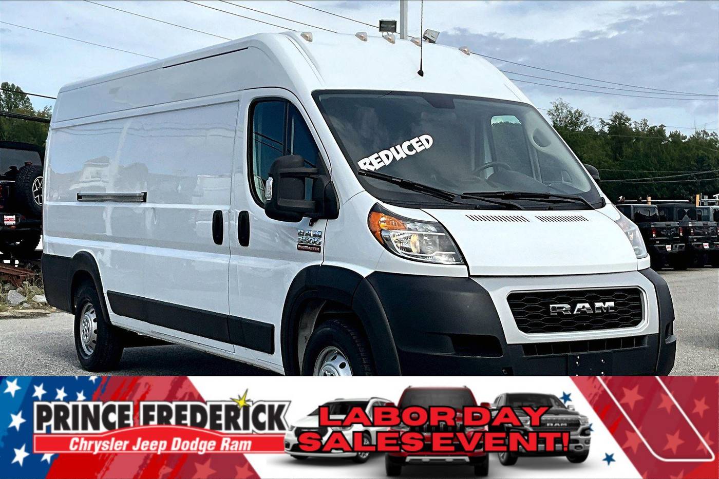 2021 Ram ProMaster Cargo Van 3500 — Cargo Van — 17,459 mi — Prince Frederick, MD