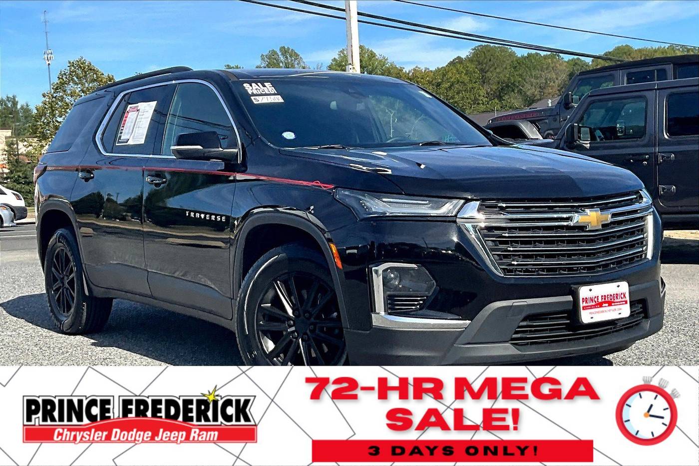 2023 Chevrolet Traverse LT Cloth — SUV — 78,618 mi — Prince Frederick, MD