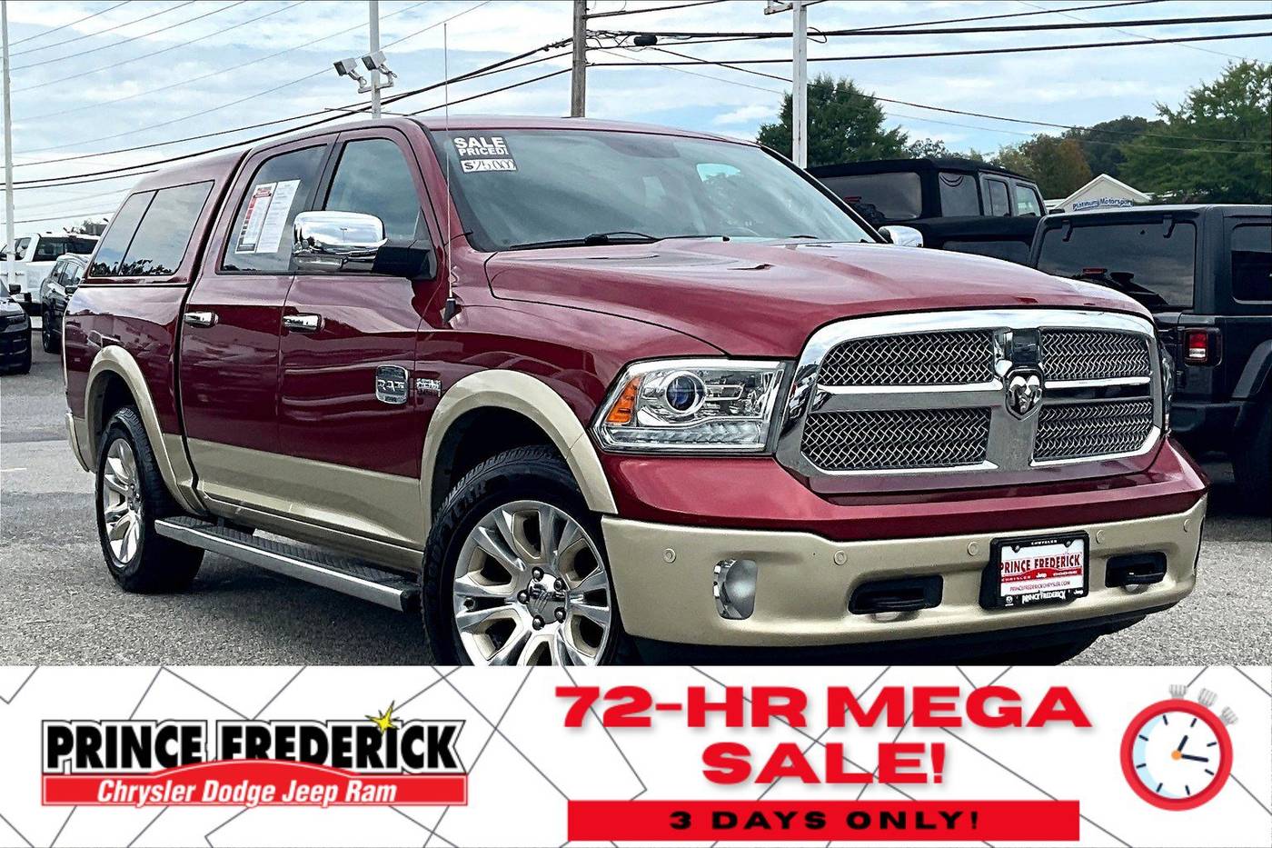 2014 Ram 1500 Longhorn — Pickup Truck — 74,604 mi — Prince Frederick, MD