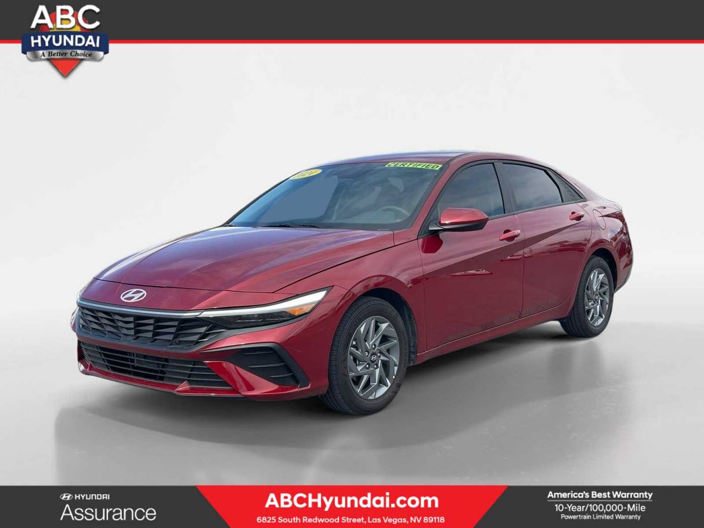 2024 Hyundai Elantra Hybrid Blue — Sedan — 3,157 mi — Las Vegas, NV