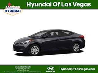 2013 Hyundai Elantra GLS — Sedan — 106,255 mi — Las Vegas, NV