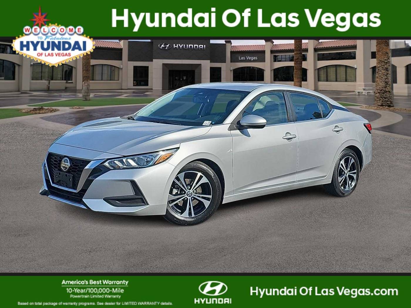2021 Nissan Sentra SV — Sedan — 57,005 mi — Las Vegas, NV