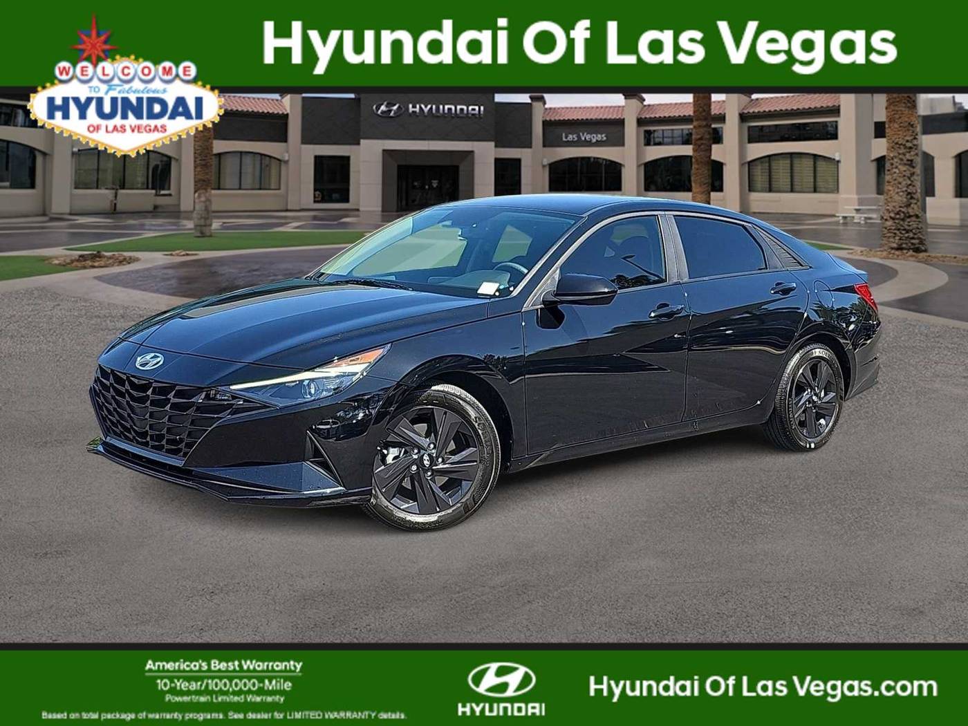 2022 Hyundai Elantra Hybrid Blue — Sedan — 30,515 mi — Las Vegas, NV