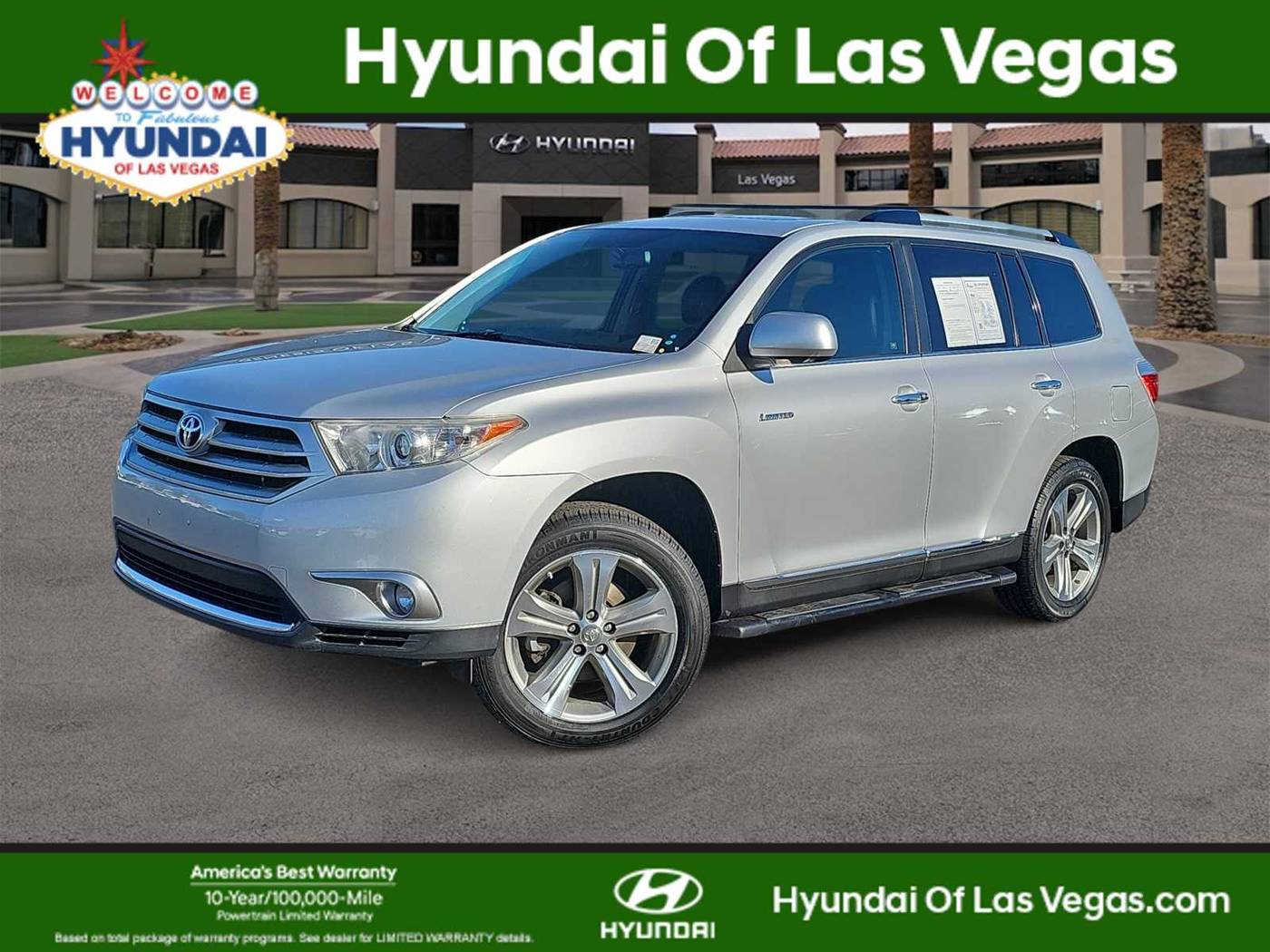 2012 Toyota Highlander Limited — SUV — 159,473 mi — Las Vegas, NV