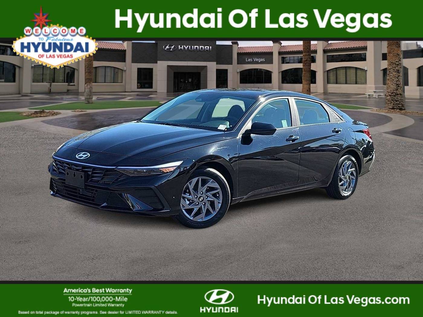 2024 Hyundai Elantra Hybrid Blue — Sedan — 4,859 mi — Las Vegas, NV