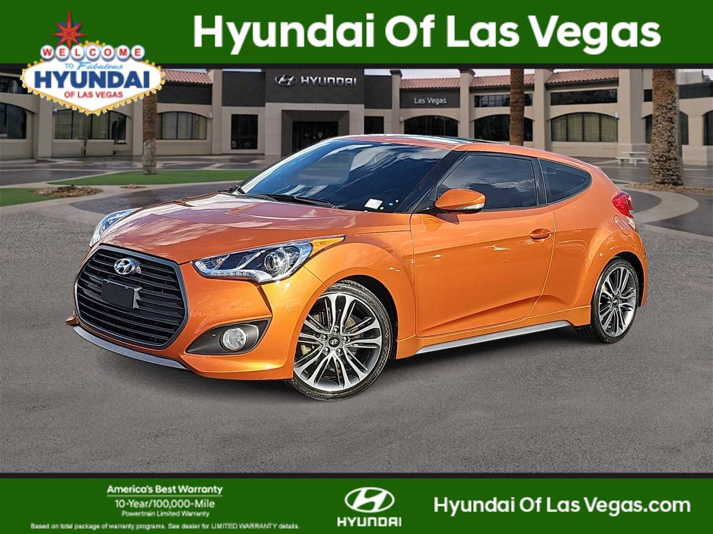 2016 Hyundai Veloster Turbo — Hatchback — 63,791 mi — Las Vegas, NV