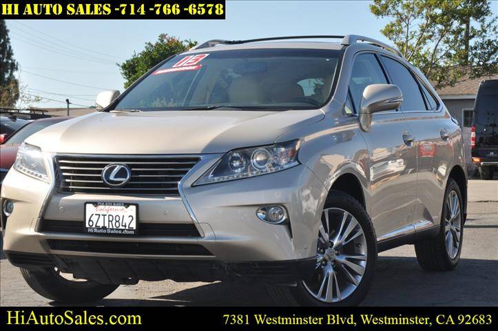 2013 Lexus RX RX 350 — SUV — 110,687 mi — Westminster, CA